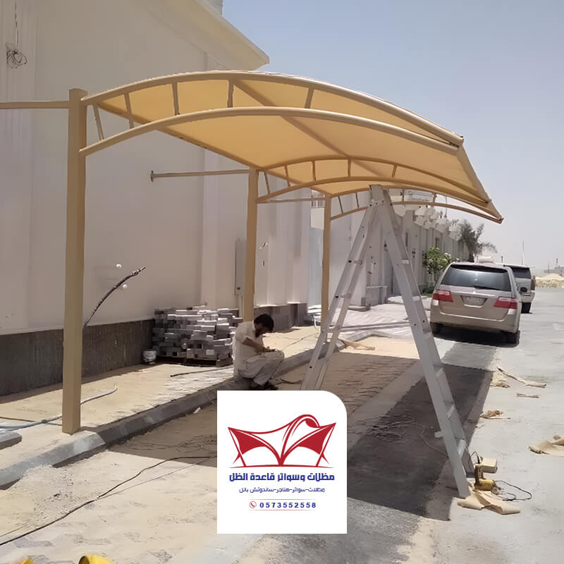 تنفيذ مظلات سيارات بالرياض